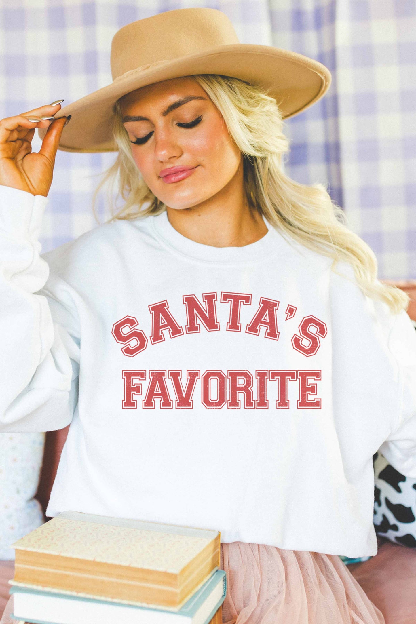 Santa's Favorite Oversized Sweatshirt