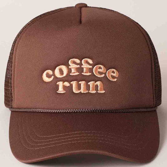 Coffee Run Trucker Hat